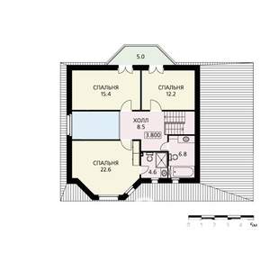 Коттедж 187м², 2-этажный, участок 8 сот.  