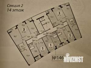 1-к квартира, на длительный срок, 33м2, 14/16 этаж