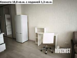 Студия квартира, на длительный срок, 28м2, 12/23 этаж