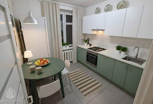 1-к квартира, на длительный срок, 45м2, 6/9 этаж