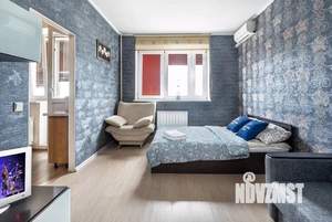 1-к квартира, посуточно, 40м2, 15/22 этаж