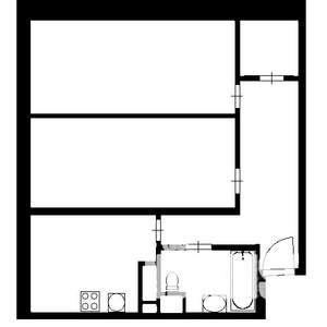 2-к квартира, на длительный срок, 62м2, 4/15 этаж