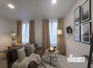 Студия квартира, на длительный срок, 25м2, 8/17 этаж