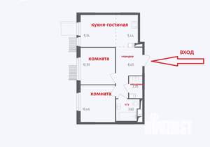 3-к квартира, на длительный срок, 50м2, 15/17 этаж