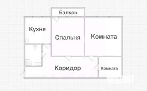 3-к квартира, на длительный срок, 70м2, 2/10 этаж