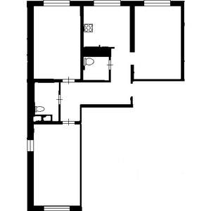 3-к квартира, на длительный срок, 89м2, 23/25 этаж