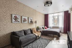 1-к квартира, посуточно, 45м2, 1/1 этаж