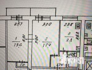 2-к квартира, на длительный срок, 46м2, 9/12 этаж