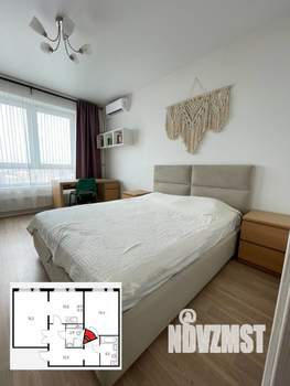 2-к квартира, на длительный срок, 64м2, 25/25 этаж