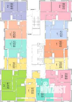1-к квартира, на длительный срок, 39м2, 25/25 этаж