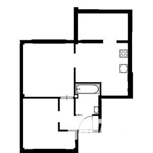 1-к квартира, на длительный срок, 40м2, 3/17 этаж