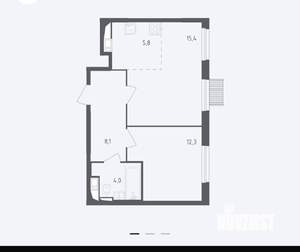 2-к квартира, на длительный срок, 46м2, 2/17 этаж
