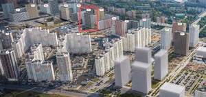 Студия квартира, на длительный срок, 23м2, 18/22 этаж