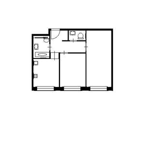 2-к квартира, на длительный срок, 54м2, 22/25 этаж
