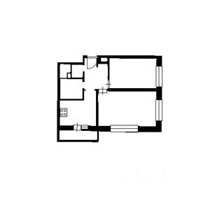 2-к квартира, на длительный срок, 50м2, 3/17 этаж