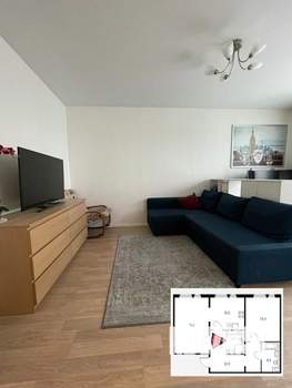 2-к квартира, на длительный срок, 64м2, 25/25 этаж