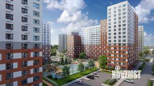 1-к квартира, строящийся дом, 45м2, 17/17 этаж