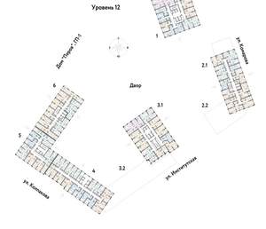 2-к квартира, вторичка, 63м2, 12/6 этаж