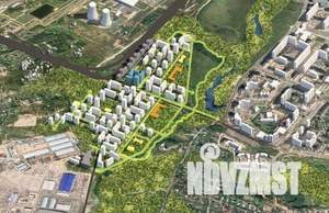 2-к квартира, строящийся дом, 43м2, 13/23 этаж
