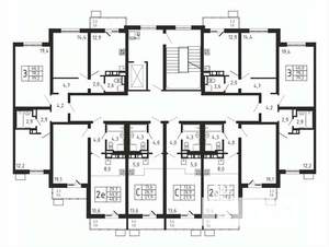 3-к квартира, вторичка, 79м2, 2/9 этаж