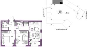 3-к квартира, вторичка, 57м2, 2/25 этаж