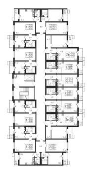 1-к квартира, строящийся дом, 38м2, 3/9 этаж