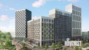 2-к квартира, строящийся дом, 56м2, 17/23 этаж