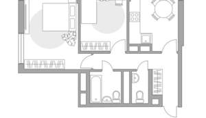 2-к квартира, строящийся дом, 50м2, 7/12 этаж