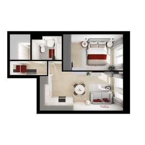 1-к квартира, вторичка, 39м2, 14/25 этаж