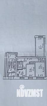 3-к квартира, вторичка, 56м2, 1/5 этаж
