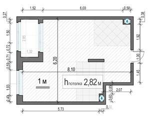 2-к квартира, строящийся дом, 41м2, 2/18 этаж