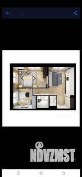 2-к квартира, вторичка, 52м2, 20/25 этаж