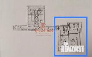 2-к квартира, вторичка, 52м2, 8/16 этаж