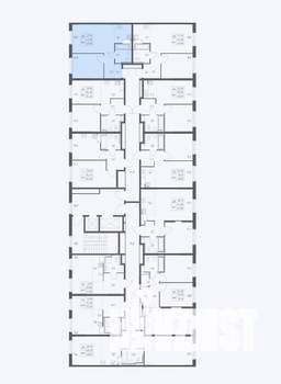 1-к квартира, сданный дом, 40м2, 3/17 этаж