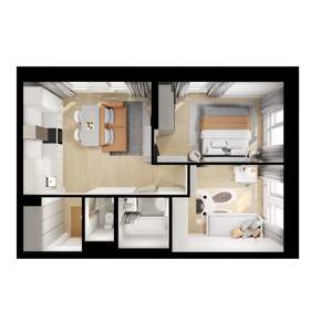 2-к квартира, вторичка, 49м2, 3/25 этаж