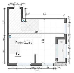 2-к квартира, строящийся дом, 65м2, 16/17 этаж