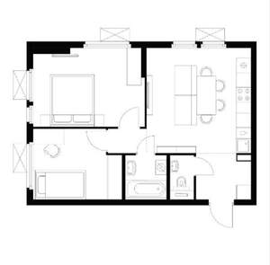 2-к квартира, вторичка, 52м2, 25/25 этаж