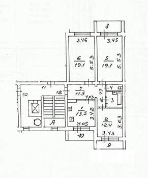 3-к квартира, вторичка, 81м2, 4/10 этаж