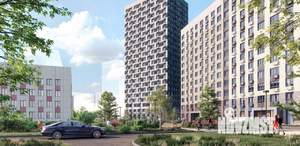 2-к квартира, строящийся дом, 39м2, 17/17 этаж