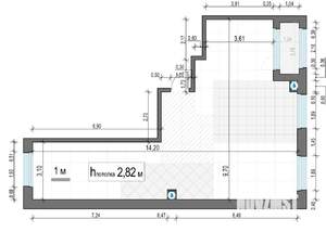 3-к квартира, строящийся дом, 78м2, 20/23 этаж
