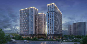 2-к квартира, сданный дом, 58м2, 22/25 этаж