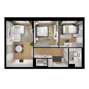 2-к квартира, вторичка, 59м2, 22/25 этаж