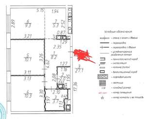 Студия квартира, вторичка, 49м2, 9/17 этаж