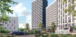 Студия квартира, строящийся дом, 24м2, 17/20 этаж