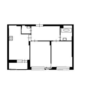 2-к квартира, вторичка, 56м2, 19/25 этаж