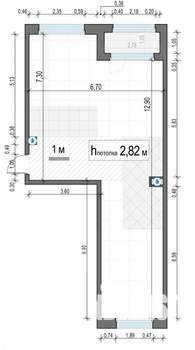 2-к квартира, строящийся дом, 65м2, 13/23 этаж