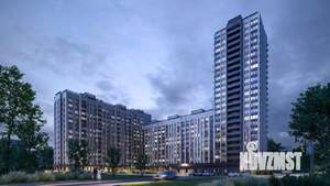 2-к квартира, строящийся дом, 74м2, 6/24 этаж