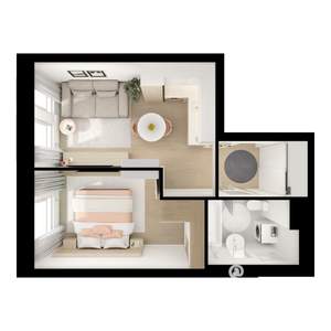 1-к квартира, вторичка, 34м2, 2/25 этаж