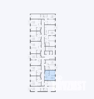 1-к квартира, сданный дом, 32м2, 5/17 этаж