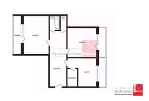 2-к квартира, вторичка, 59м2, 15/17 этаж